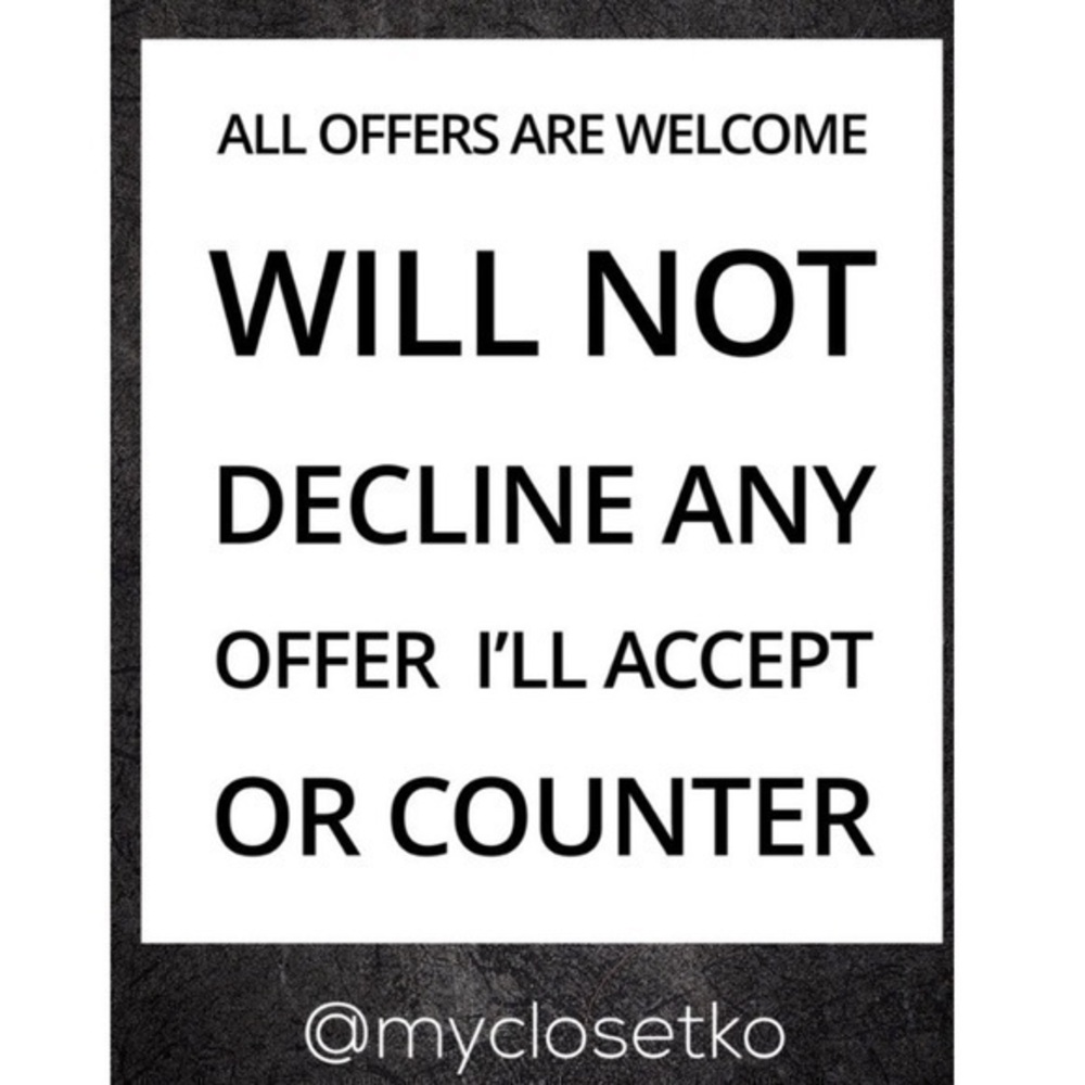 ALL OFFERS WELCOME!!!